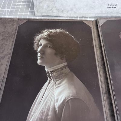 Antique Portraits of Family and 2 Single Portraits of a Single Women