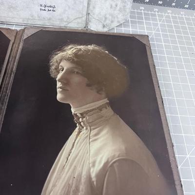 Antique Portraits of Family and 2 Single Portraits of a Single Women