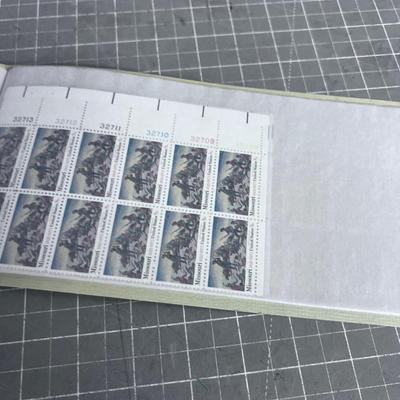 Book of Partial Stamp Sheets 