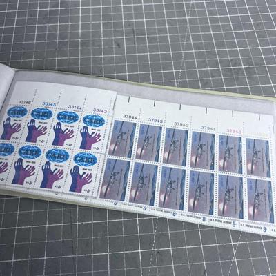 Book of Partial Stamp Sheets 