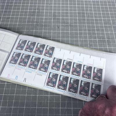 Book of Partial Stamp Sheets 