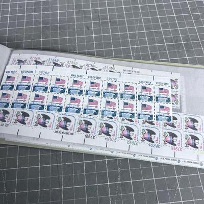 Book of Partial Stamp Sheets 