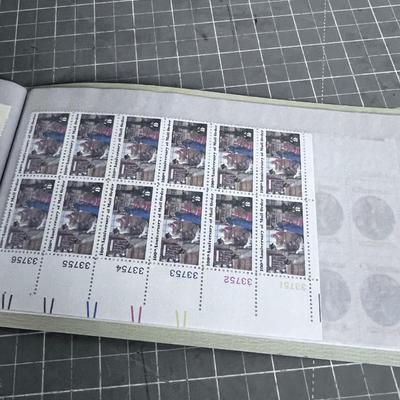 Book of Partial Stamp Sheets 