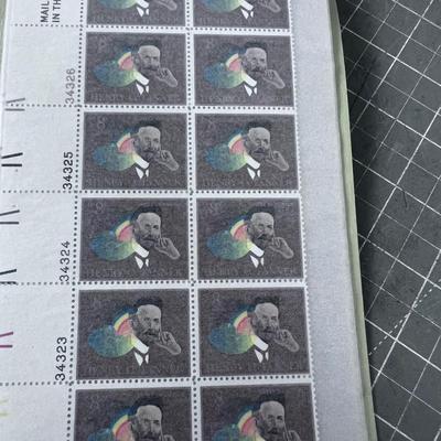 Book of Partial Stamp Sheets 