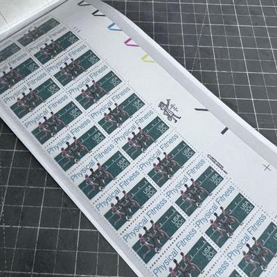 Book of Partial Stamp Sheets 