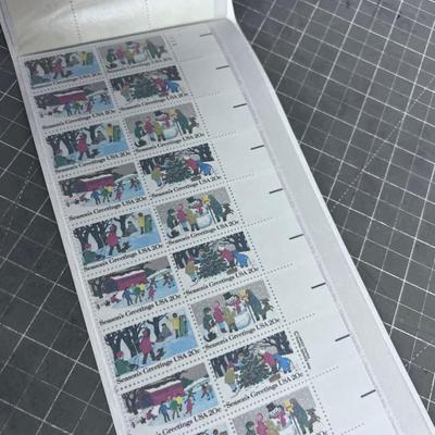 Book of Partial Stamp Sheets 