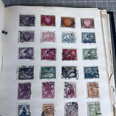 STAMP Collection Book of Stamps from 1930's and Earlier