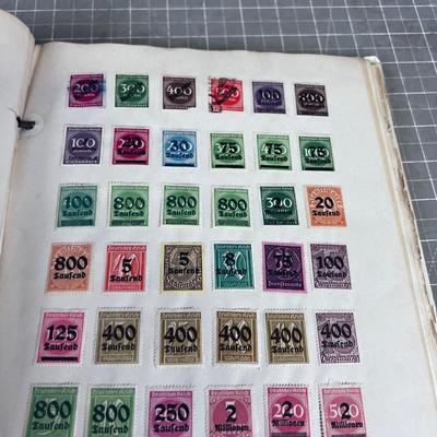 STAMP Collection Book of Stamps from 1930's and Earlier