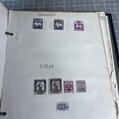 STAMP Collection Book of Stamps from 1930's and Earlier