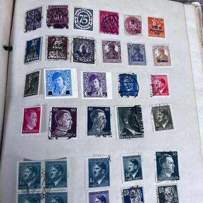 STAMP Collection Book of Stamps from 1930's and Earlier