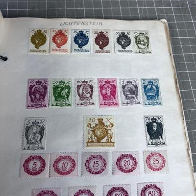 STAMP Collection Book of Stamps from 1930's and Earlier