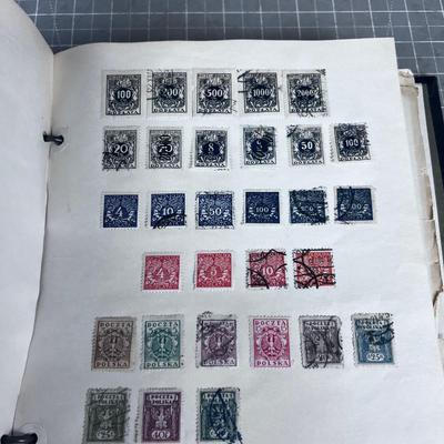 STAMP Collection Book of Stamps from 1930's and Earlier