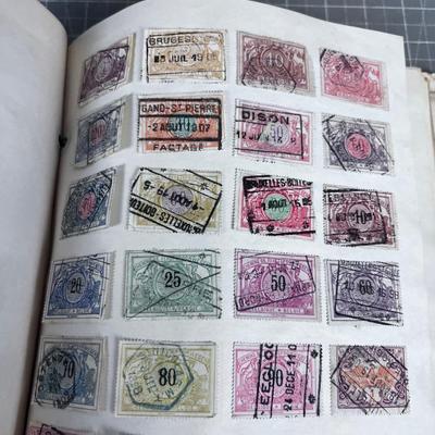 STAMP Collection Book of Stamps from 1930's and Earlier