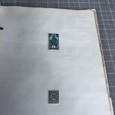 STAMP Collection Book of Stamps from 1930's and Earlier