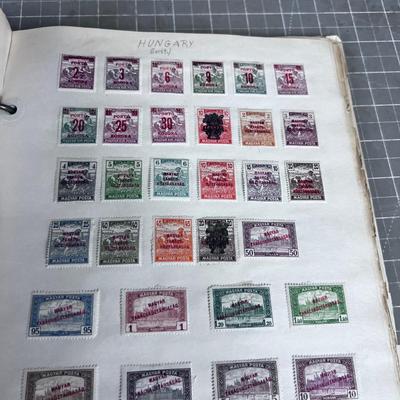 STAMP Collection Book of Stamps from 1930's and Earlier