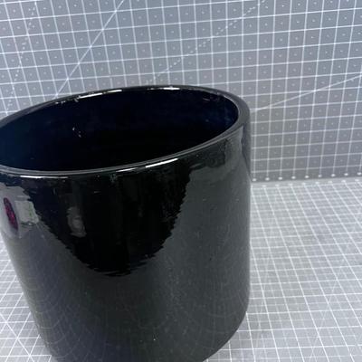 GAINEY BLACK Pottery Mid Century 10" 