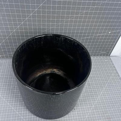 GAINEY BLACK Pottery Mid Century 12" 