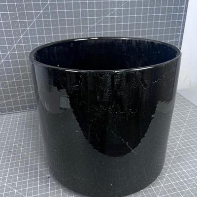 GAINEY BLACK Pottery Mid Century 12" 