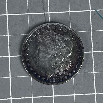 1885 Morgan Silver Dollar
