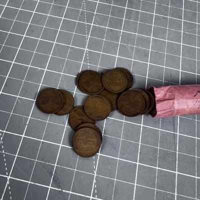 50 Wheat Pennies from the 1920's 