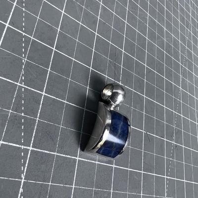 Sterling and Lapis Lazuli PENDANT