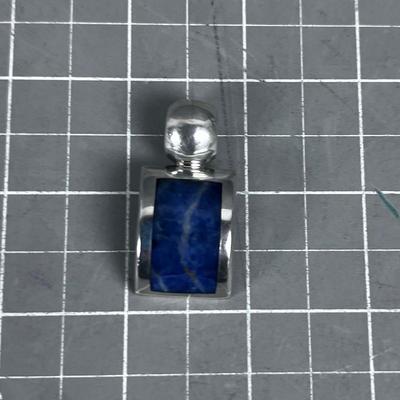 Sterling and Lapis Lazuli PENDANT