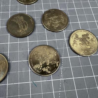 Disneyland Brass Tokens (10) 