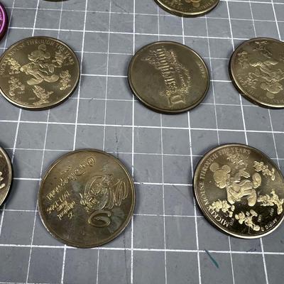 Disneyland Brass Tokens (10) 