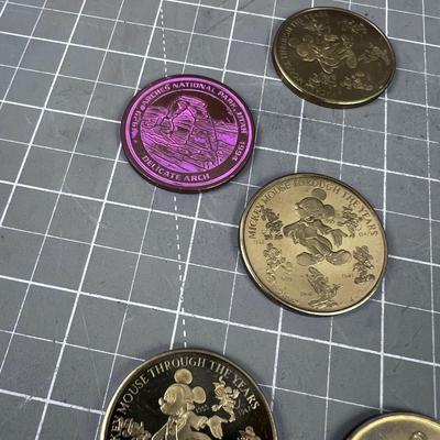Disneyland Brass Tokens (10) 