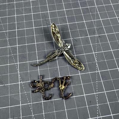 Dragonfly  & Jingle BROOCHES 