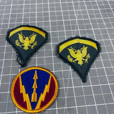5 Military Patches 