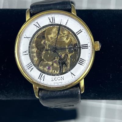 Zeon Skeleton Watch 