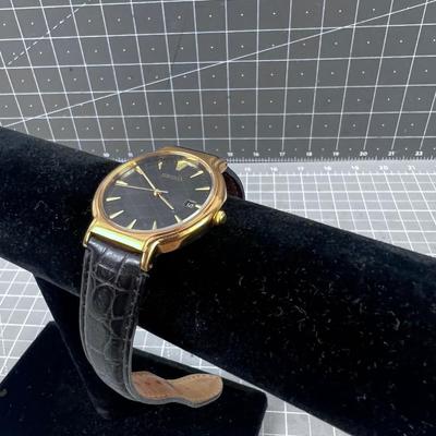 SEIKO Rose Gold Alligator Band 