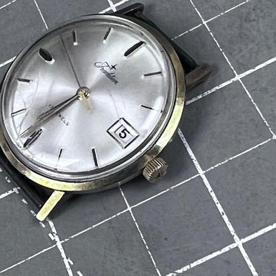 Tradition 17 Jewel 10K Gold Plated Watch 