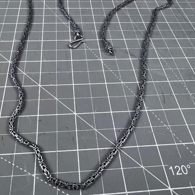 925 Silver Necklace NEAT CHAIN! 