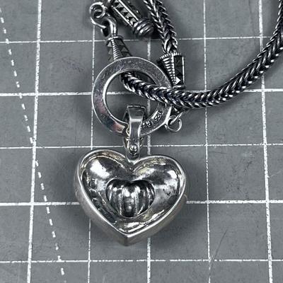 925 Heart Pendant Necklace 