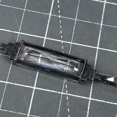 925 Crystal Rectangular Pendant NEAT!!!