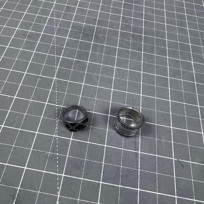 2 Silver Rings Both Size 6 