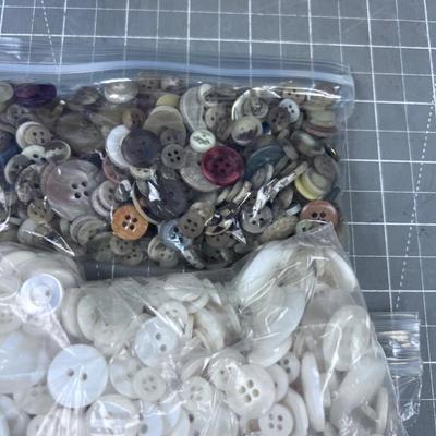 Bag of Vintage Buttons (2) 