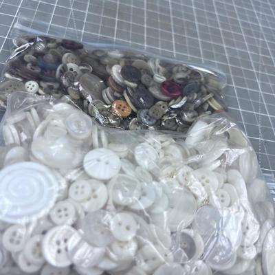 Bag of Vintage Buttons (2) 