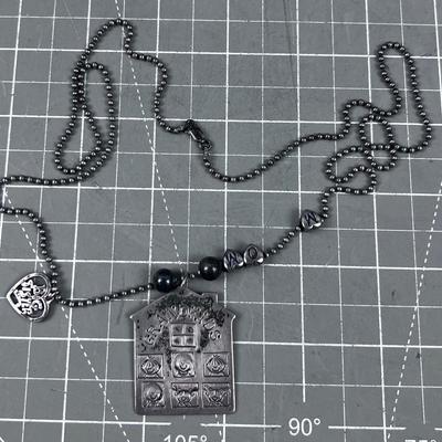 Grandma Silver Pendant & Chain 
