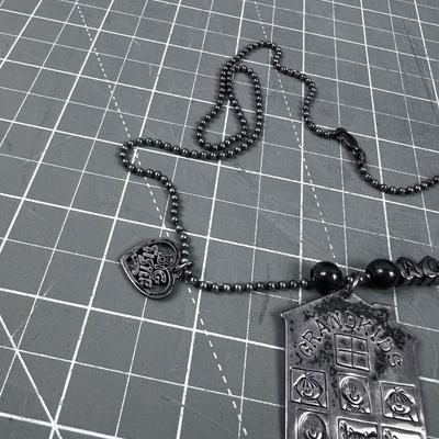 Grandma Silver Pendant & Chain 