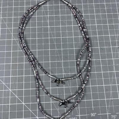 Pouka Like NEAT Necklace with Silver Birds