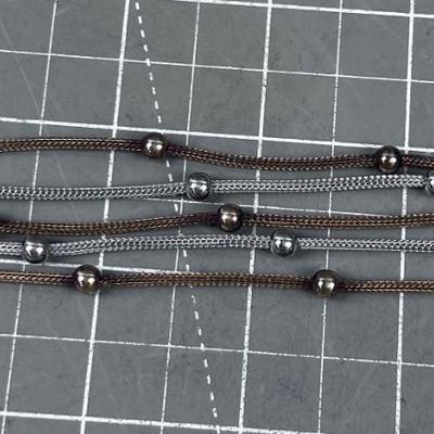 925 Bracelet Has a Copper Toned Chain