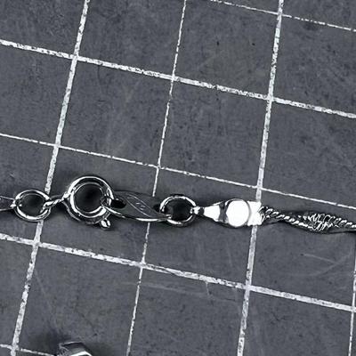 925 Heart Pendant Ankle Bracelet 