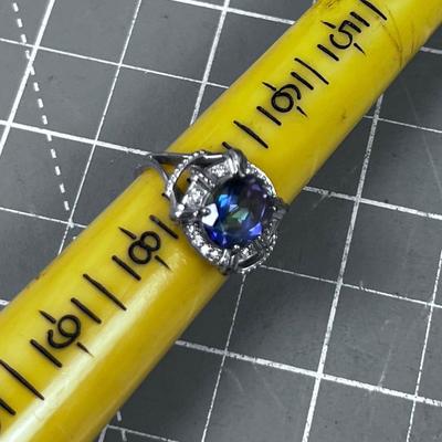 925 Jeweled Ring, PRETTY