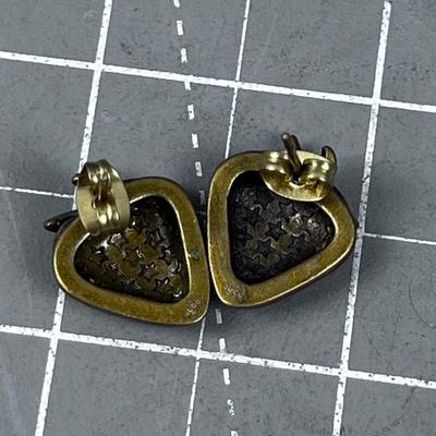 Enamel Earrings Marked Gucci Strawberries 