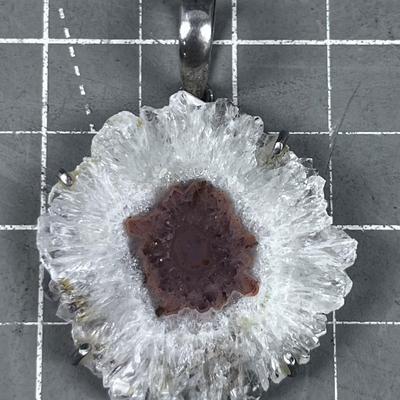 Pendant Sterling Geode 