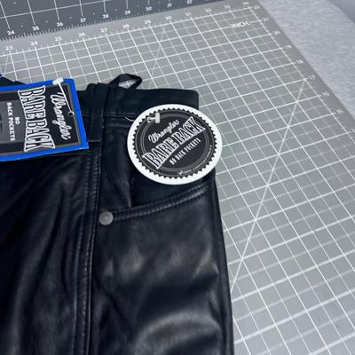 Wrangler Slim Fit Leather Bare Back Jeans NEW 