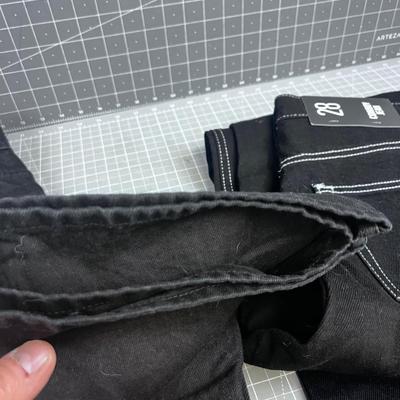 2 Pair of COWBOY & PUDDLE URBAN OUTFITTER Jeans BLACK 